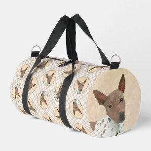 Sac De Sport American Hairless Terrier Tan Peinture Chien Art
