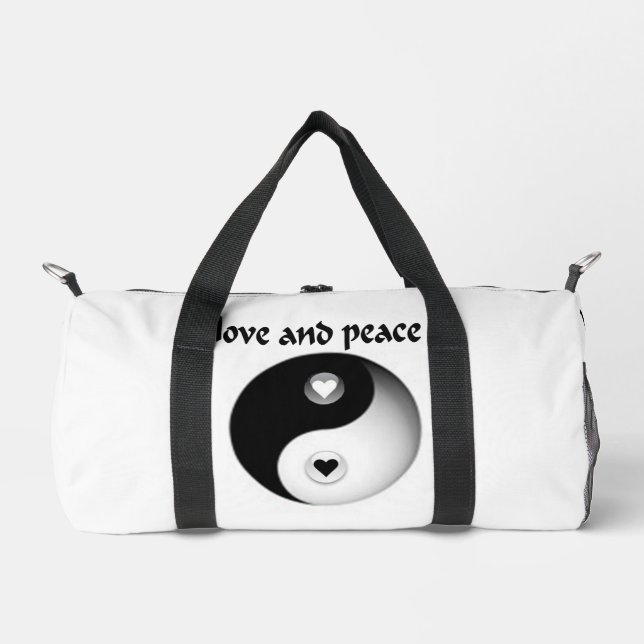 Sac De Sport Amour et Paix  (Recto)