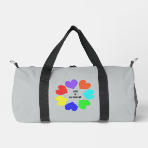 Sac De Sport Amour interracial Coeurs arc-en-ciel