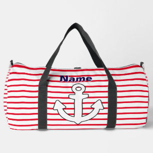 Sac De Sport Ancre Blancs rouges