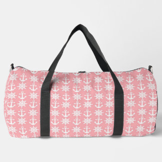 Sac De Sport Ancre de corail rose et navire