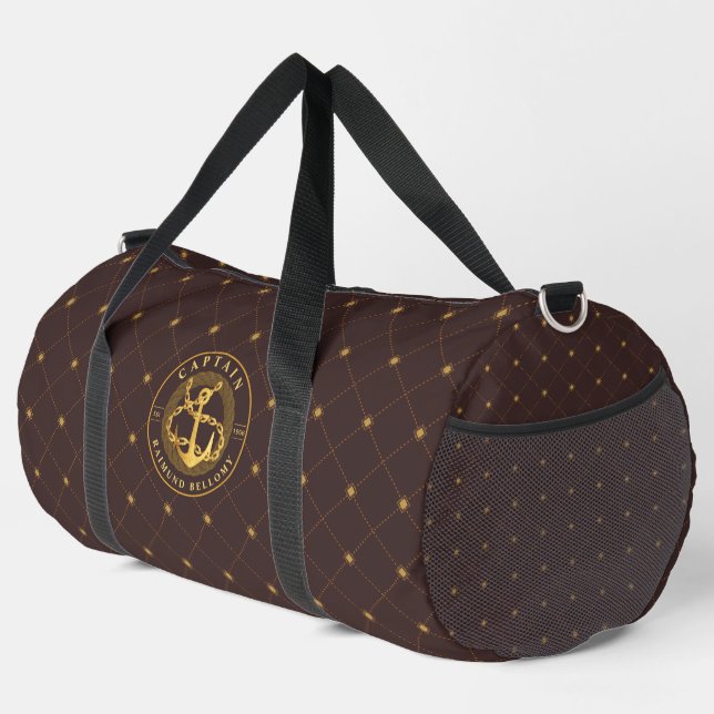 Sac De Sport Ancre or (Coin droit)