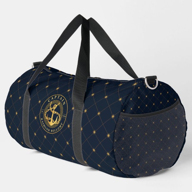 Sac De Sport Ancre or (Coin droit)