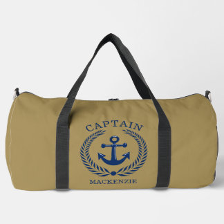 Sac De Sport Ancre personnalisée Capitaine Marin 