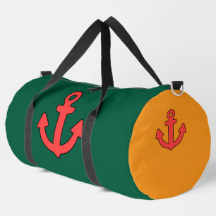 Sac De Sport Ancre Rouge Vert Orange Voyage Athlétisme Voile