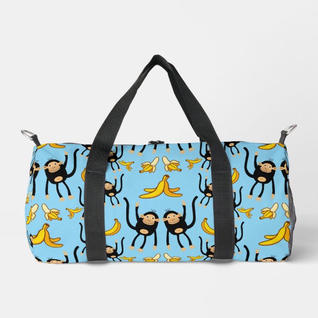 Sac De Sport Anniversaire du Singe mignon (Recto)