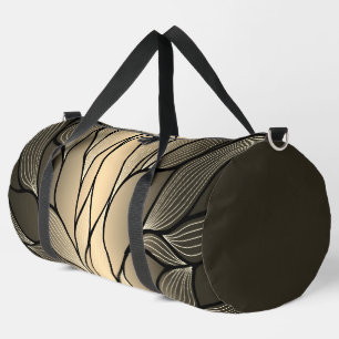 Sac De Sport Antique Gold Creative Leave Motif