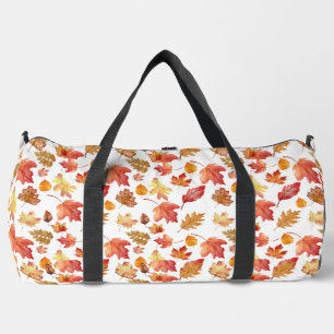 Sac De Sport Aquarelle Automne Feuilles Automne Motif sans join