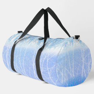 Sac De Sport Arbres Brumeux Givrés Bleu Bébé