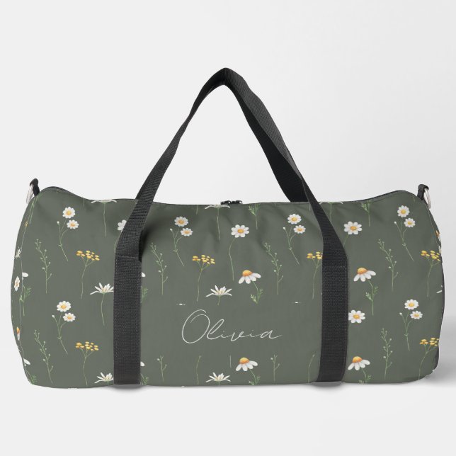 Sac De Sport Arc-en-ciel floral Boho (Recto)