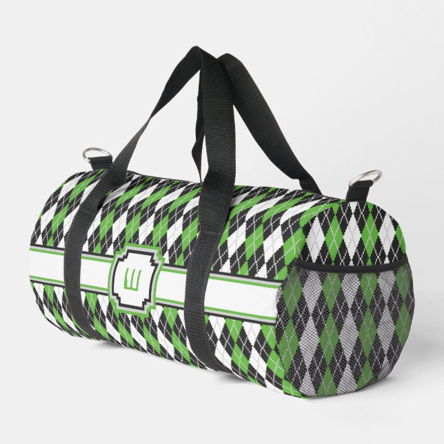 Sac De Sport Argyle Rétro (Coin droit)