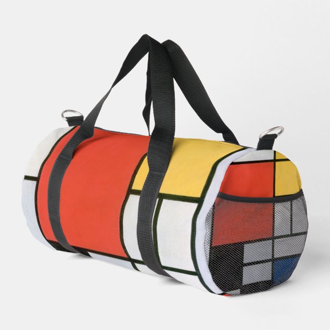 Sac De Sport Art abstrait Piet Mondrian (Coin droit)