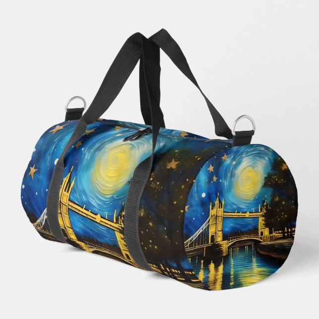 Sac De Sport Art acrylique London Bridge, (Coin gauche)