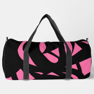 Sac De Sport Art contemporain rose vif / noir