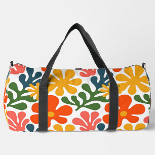 Sac De Sport Art floral abstrait coloré Matisse rétro