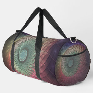 Sac De Sport Art fractal abstrait moderne coloré Escargot