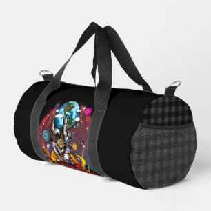 Sac De Sport Atlas Spaceman tenant la Terre sur Mars Galaxie co