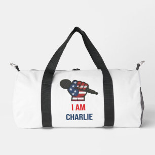 sac de sport avec la phrase « Je suis Charlie »