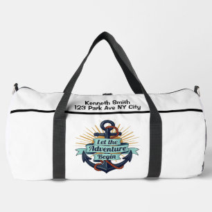 Sac De Sport Aventure de voyage à l'ancre nautique monogramme p