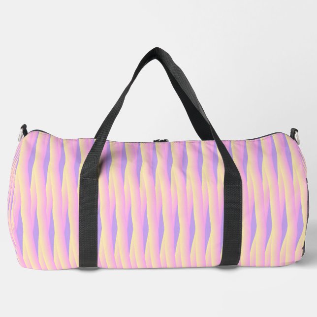 Sac De Sport Baguettes violettes rose jaune (Recto)