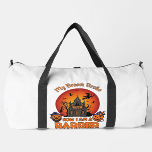 Sac De Sport Balai de coiffeur Casse la citrouille d'Halloween