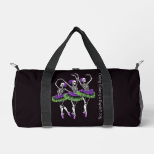 Sac De Sport Ballerine squelette poursuite des échos Violet Ver