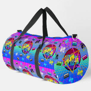 SAC DE SPORT BANDE CASSETTE RÉTRO OLD SCHOOL DES ANNÉES 80