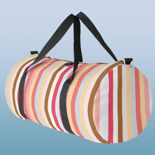Sac De Sport Bande de bonbons Pastel moderne