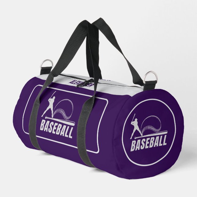 Sac De Sport Baseball, Joueur De Baseball, Équipe, Cadeau Anniv (Coin gauche)