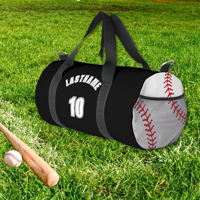 Sac De Sport Baseball - Nom d'équipe Sports personnalisés (Baseball  Kids School Sports Custom Team Bags)
