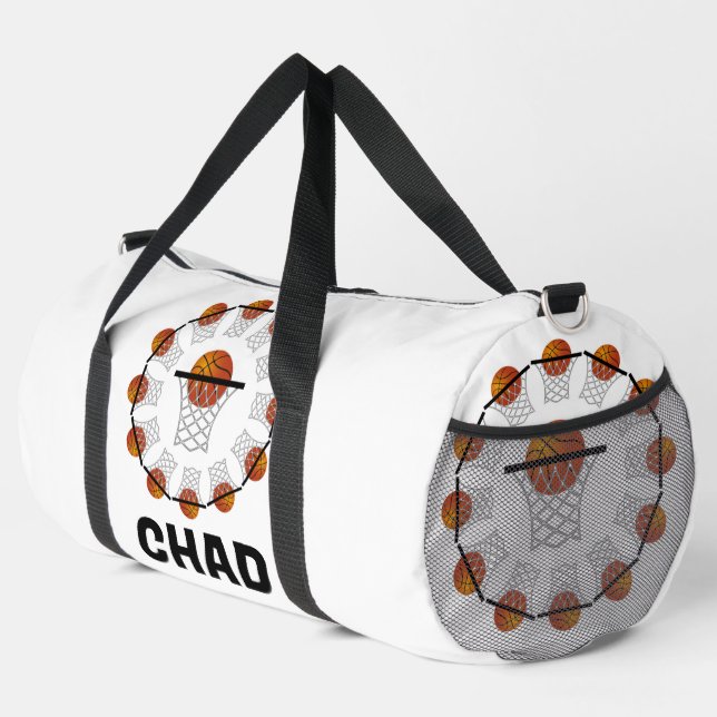 Sac De Sport Basket-ball du Personalized (Coin droit)