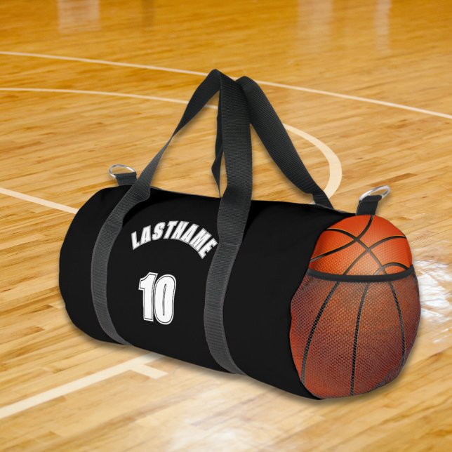 Sac De Sport Basket-ball - Nom d'équipe Sports personnalisés (Basketball Custom Name Team Duffle Bags)