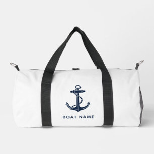 Sac De Sport Bateau de croisière personnalisé bleu marine nauti