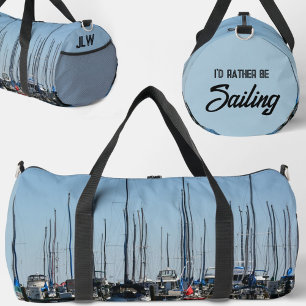 Sac De Sport Bateaux à voile Marina nautique Voile bleu