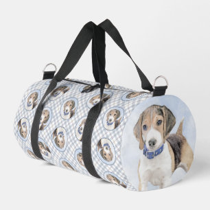 Sac De Sport Beagle Anglais Peinture Tri Tricolor Cute Dog Art