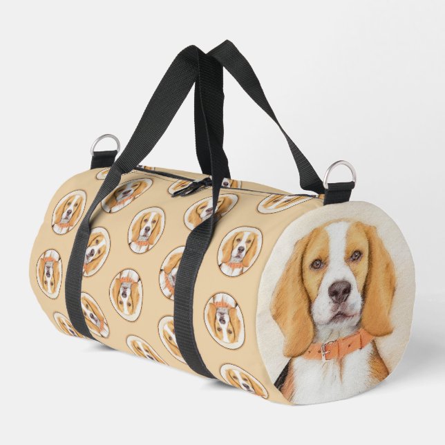 Sac De Sport Beagle Hound Dog Peinture Animal Art original (Coin gauche)