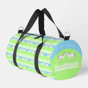 Sac De Sport Beau Chevaux Mariages blancs sur mesure