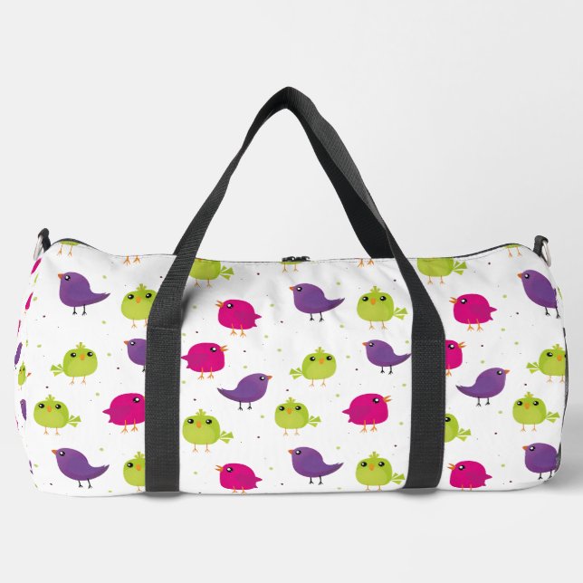 Sac De Sport Beaux oiseaux colorés (Recto)