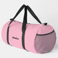 Bébé rose couleur solide Nom personnalisé