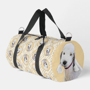 Sac De Sport Bedlington Terrier Peinture Sandy Color Chien Art