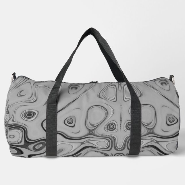 Sac De Sport Belle belle cendre gris texture couleur Art Imprim (Recto)