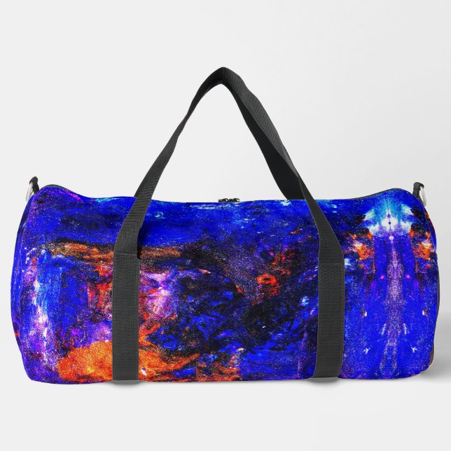 Sac De Sport Bête bleue Courir le feu (Recto)