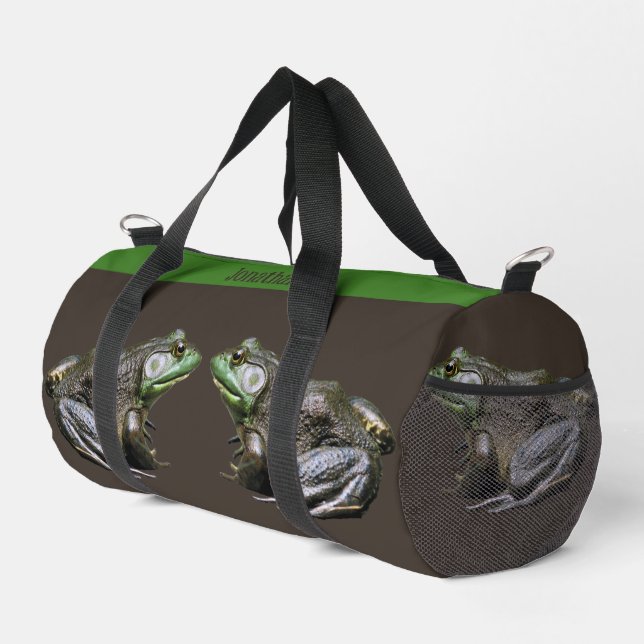 Sac De Sport Big Old Bullfrog Animal Personnalisé (Coin droit)