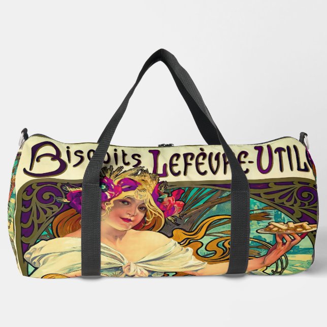 Sac De Sport Biscuits Lefevre-Utile par Alphonse Mucha (1896) (Recto)