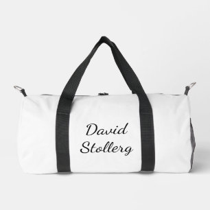 Sac De Sport Blanc et noir élégant