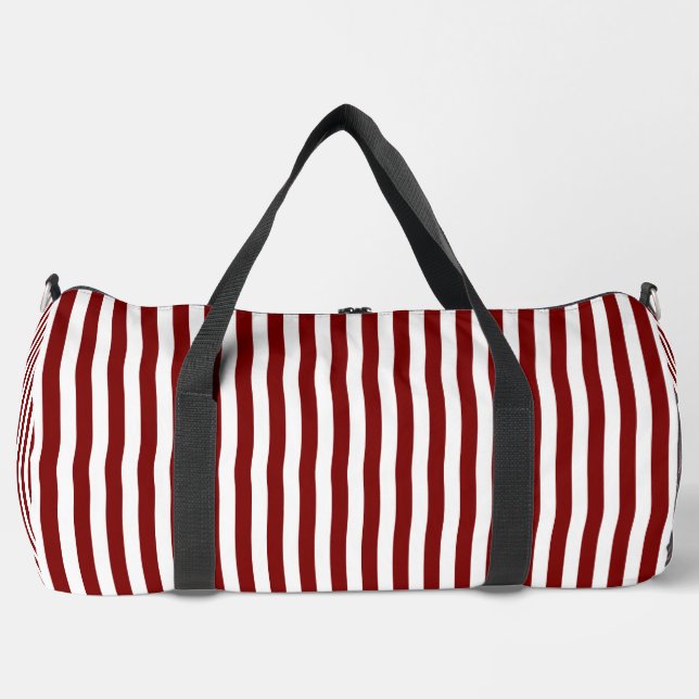 Sac De Sport Blancs rouges profonds | Design et fonctionnel (Recto)