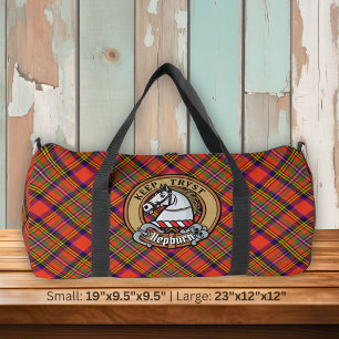 Sac De Sport Blason de Clan Hepburn sur tartan