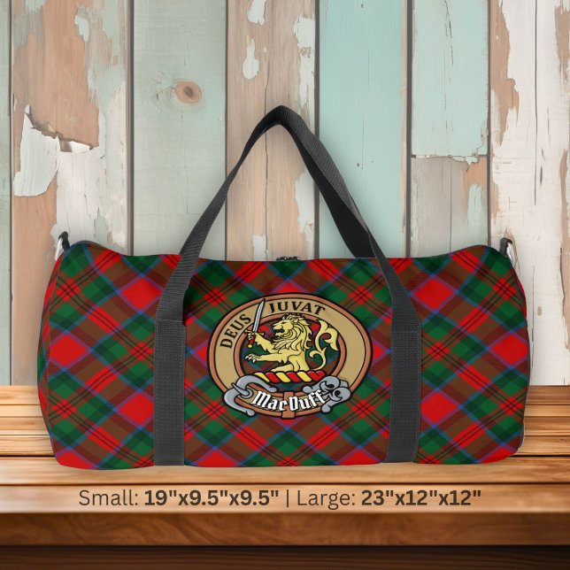 Sac De Sport Blason de Clan MacDuff sur tartan (Créateur téléchargé)