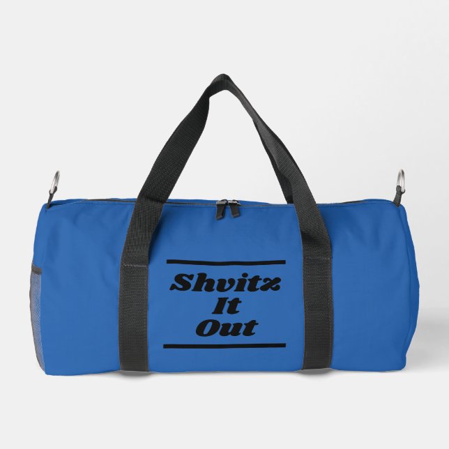 Sac de sport bleu (Verso)