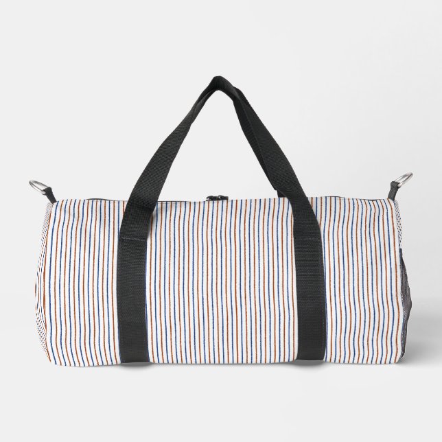 Sac De Sport Bleu Brown et Marine (Recto)